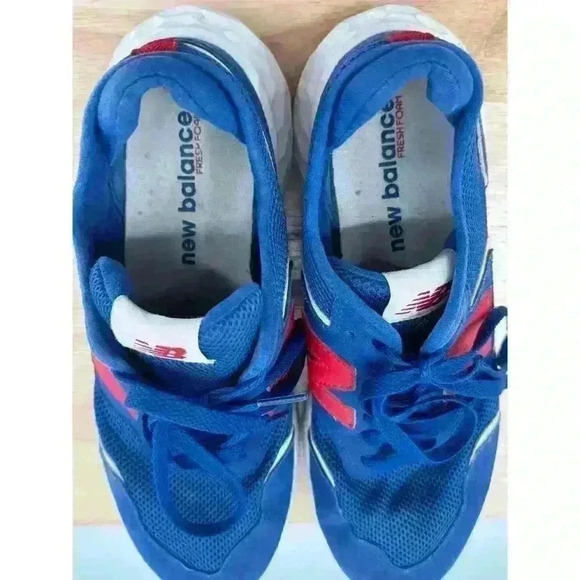 New Balance Fresh Foam X-70 Blue & Red Athletic Sneaker Men's Size 9.5 - Picture 2 of 11